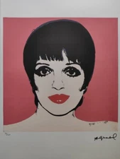 Andy Warhol Signed - Liza Minnelli - Certificate Leo Castelli