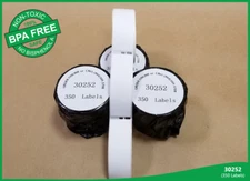 5 Rolls Dymo Compatible 30252 Address Labels. 350 Labels/Roll. BPA Free