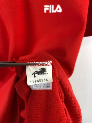 Vintage Ferrari Racing Shirt Fila Tee Rare Red Scuderia Formula F1