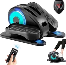 Sitting under the desk elliptical machine foot pedal leg exercise bedroom office