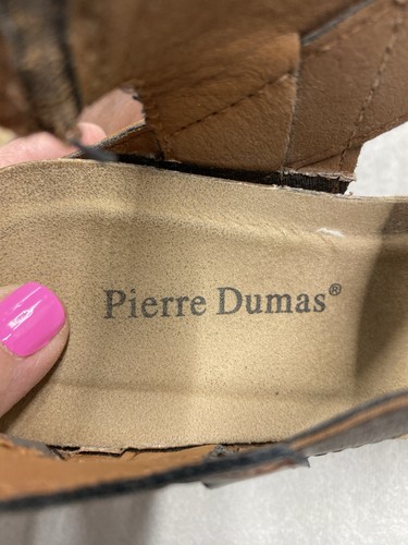 Pierre Dumas Shoes Womens 9 Platform Wedge Sandals Club Event Platform - Picture 9 of 11