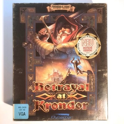 BETRAYAL AT KRONDOR / PC, Big Box, DE / 3,5'' / Sierra / Retro Kult Rollenspiel