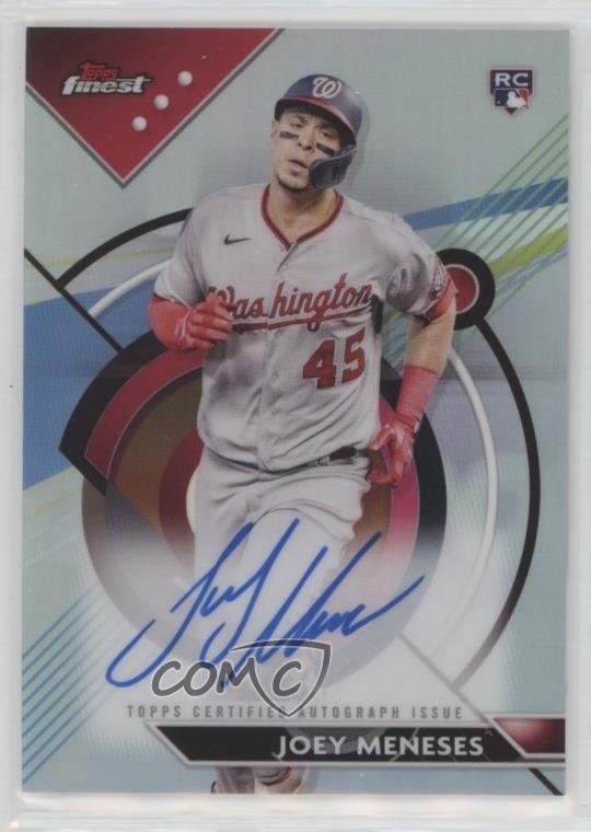 2023 Topps Finest Joey Meneses #FA-JM Auto 0f5t