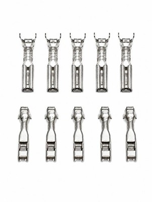 10 X NIPPON DENSO 2 PIN TERMINALS FEMALE - FULE INJECTOR CONNECTORS