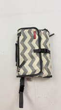 Skip Hop Chevron Portable Diaper Changing Pad Clutch Gray Teal Baby Travel To Go