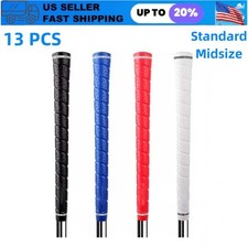 13 Pack Golf Grip Tour Wrap Grip 60R Rubber Anti-slip Standard Midsize New