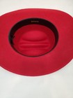 Hat  - Bright Red - Wool, Made In USA — photo 3
