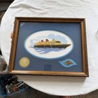 Disney Cruise Line Ship Boat Pin Set Exclusive Limited Framed  — photo 1