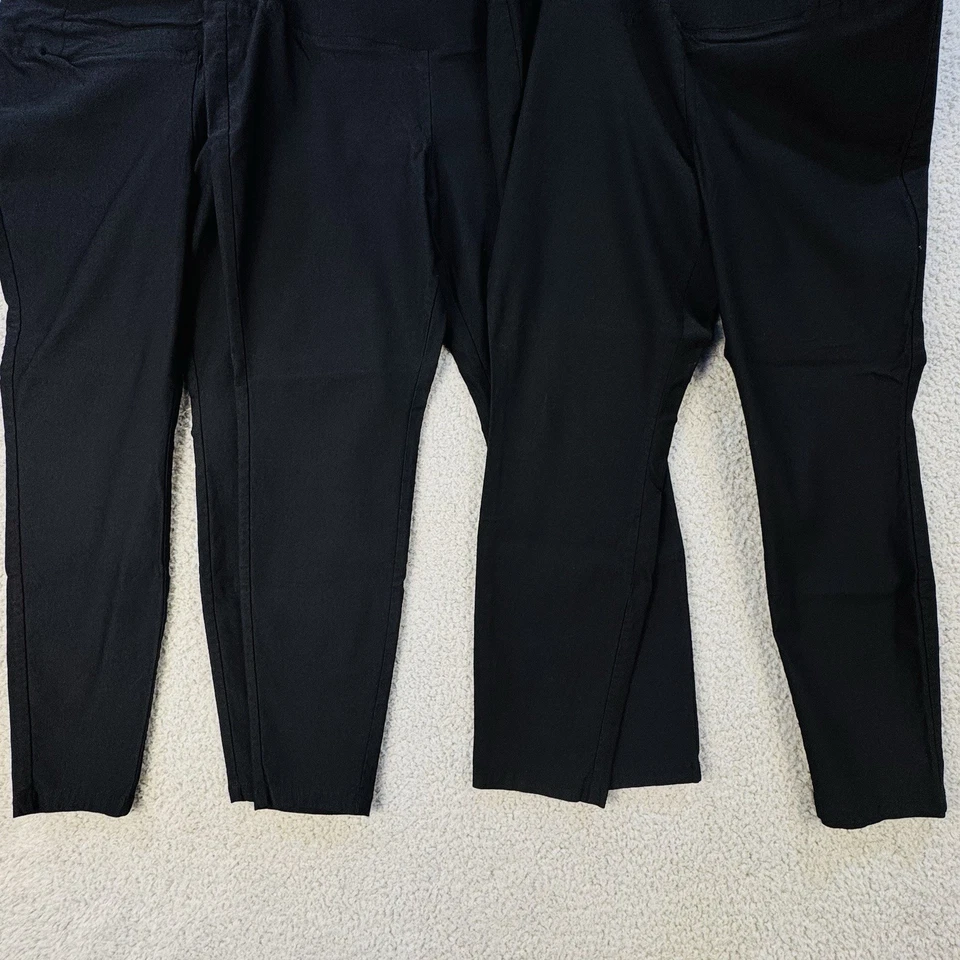 Worthington Pull On Pantalones 16P 32X26 Ajustados Mujer Negro Lote de 3 Foto 2 de 4