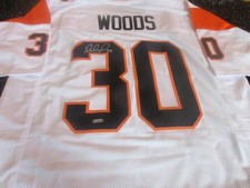 ICKEY WOODS SIGNED AUTOGRAPHED FOOTBALL JERSEY AUTHENTIC CINCINNATI BENGALS COA