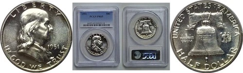1951 Franklin Half Dollar    PCGS PR-65
