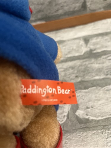 Paddington Bear Embroidered Jacket Welly Boot Plush 10" 2019 Child Gift Toy - Picture 4 of 13