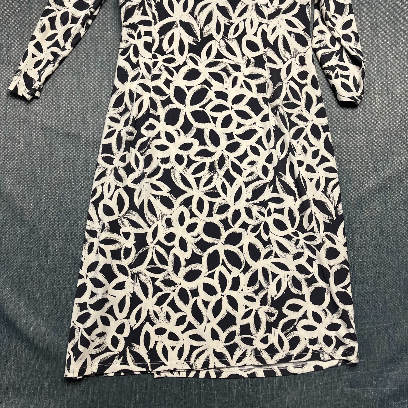 LAUREN Ralph Lauren Women's Wrap Dress Size 10 White Sheath Casual Career thumbnail 9