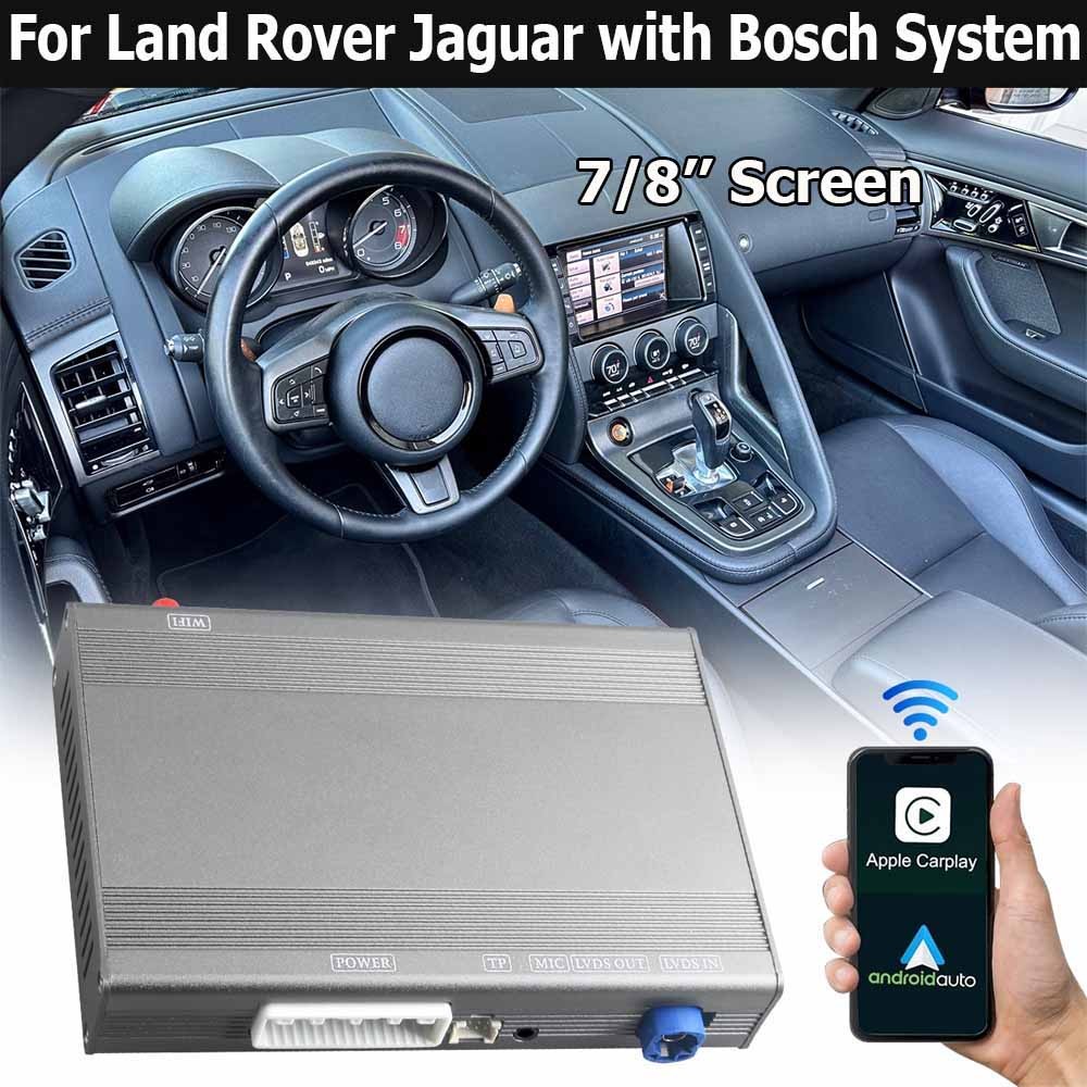 Wireless Carplay Android Auto For Land Rover Jaguar with Bosch 7/8 inch Screen