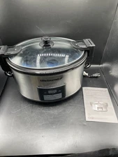 Maxi-Matic Elite Platinum 8.5-Quart Stainless Steel Programmable Slow Cooker