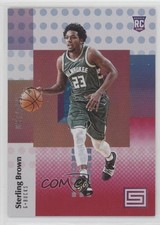 2017-18 Panini Status Rookies Red 87/299 Sterling Brown #123 0q0