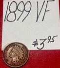 1899 Indian Head Cent Penny (VF) Very Fine Condition! ENN Coins