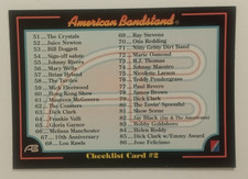 1993 Dick Clark's American Bandstand Trading Card Checklist Card#2 #91
