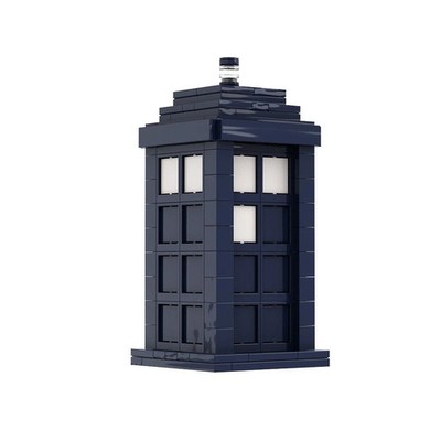 MOC Doctor Who TARDIS Baustein Set 195 Teile Telefonzelle Modellbausatz