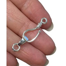 Toggle clasps sets, Silver plate hook and loop silver plated,  F16 ( 10 clasps )