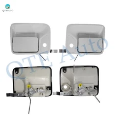 Set 4 Front-Rear LH RH Exterior Door Handle For 1999-2016 Ford F-250 Super Duty