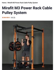 Mirafit M3 Power Rack Cable Pulley System