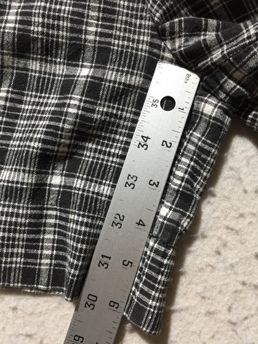 Fundamental Things Linen Shorts Petite 8 8P Black White Check Elastic Pockets - Picture 4 of 10