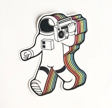 Free shipping New sticker no87 waterproof sticker seal remake sheet astronaut