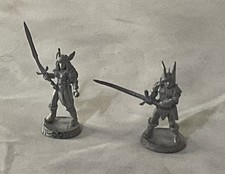 Vintage 1988 AD D Ral Partha Fighters w Sword Set Of 2 11-001 AD D Adventurers