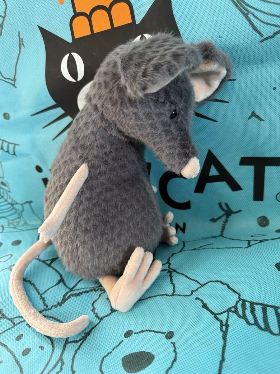 Jellycat Lachlan Sad Rat Plush Toy Rare Authentic With Dust Bag