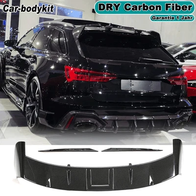 DRY Carbon Dashspoiler Flügel Spoiler Lippe Passt für Audi RS6 C8 Avant 2019-23 - Bild 1 von 4