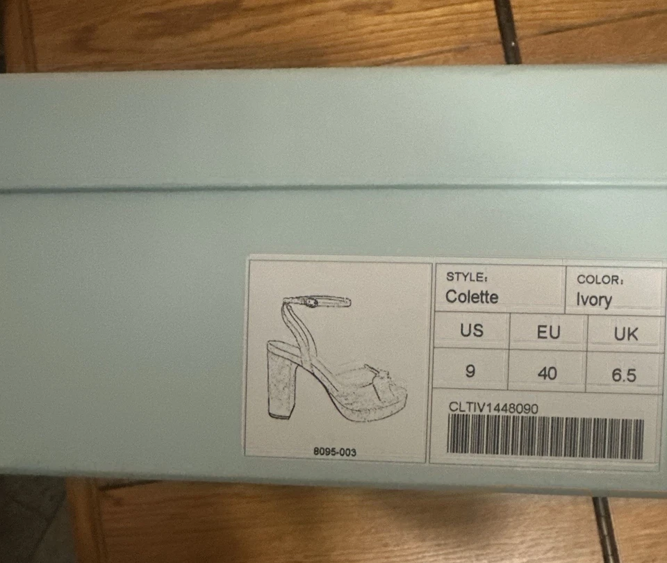 ZAPATO DE BODA BELLA BELLE “COLETTE” TALLA 9 Foto 4 de 4