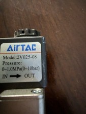 AirTAC 2V025-08 Electric Solenoid Valve DC24V 7.0W 2-Way 2-Position 0-1.0MPa