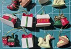 Christmas Hanging Ornament Set 16pc Hand Painted Polystone Multicolor. — photo 5