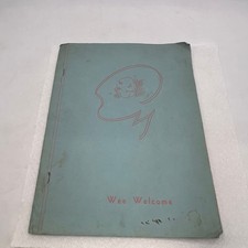VINTAGE BABY WELCOME BOOK OMAHA NEBRASKA HISTORY GIFT CARD ROBERTS DAIRY ETC