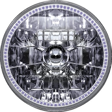 5-3/4" Oracle™ H4 Sealed Beam Headlamp with Blue SMD Halo - Bild 1 von 2