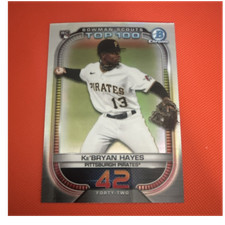 Topps 2021 Bowman Ke'Bryan Hayes Pirates Bowman Scouts Top 100 #BTP-42 RC