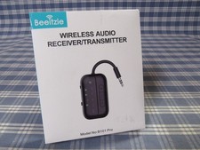Beeitzie B101 Pro Wireless Audio Receiver Transmitter Bluetooth New FREE SHIP.