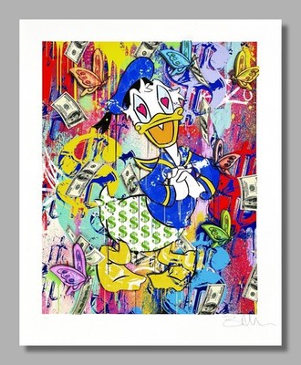 BEN ALLEN   Donald Duck   3D-Konstruktion 2022 handsigniert, nummeriert 1/25