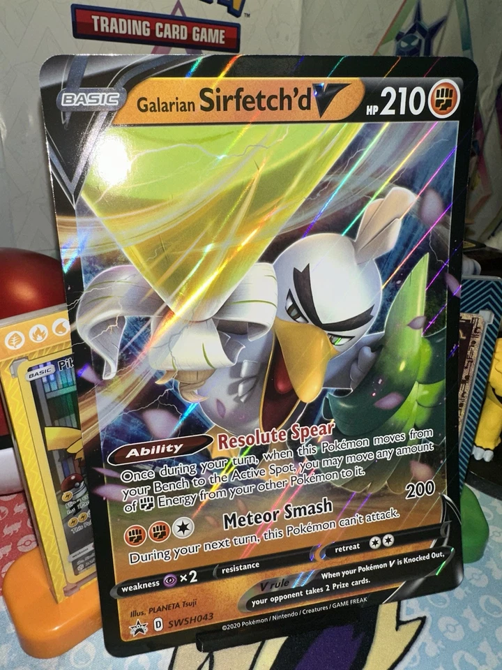Galarian Sirfetch'd V SWSH043 Jumbo Card - Image 2 of 3