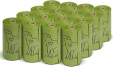 240 Count 13” X 9”Dog Poop Bags Rolls, Leakproof Strong & Sturdy Waste Bags for