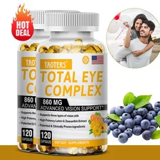 Lutein Total Effects Eye Complex - Eye Fatigue Support,Advanced Eye Care Formula