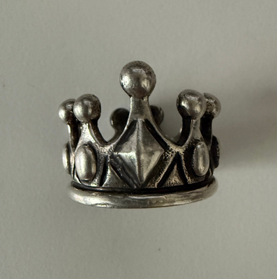 USA KING BABY シルバー925リング King Baby Studio Crown Ring 925 Sterling Silver Size 11 Handmade