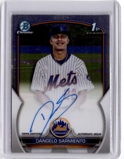 2023 Bowman Chrome #CPA-DSA Dangelo Sarmiento Prospect Autographs