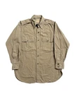 1940s WW2 Era Military US Army Button Up Triumph Shirt Size Medium Form Fitting
