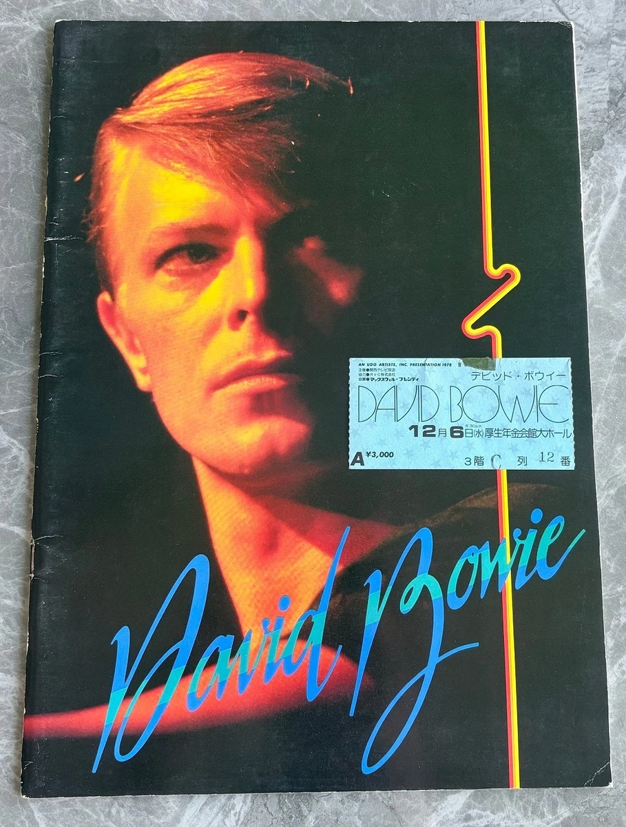 Original David Bowie Concert Memorabilia for sale | eBay