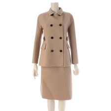 Dior 2024-25 Virgin wool Double-breasted fitted jacket Skirt setup 450V30A16...