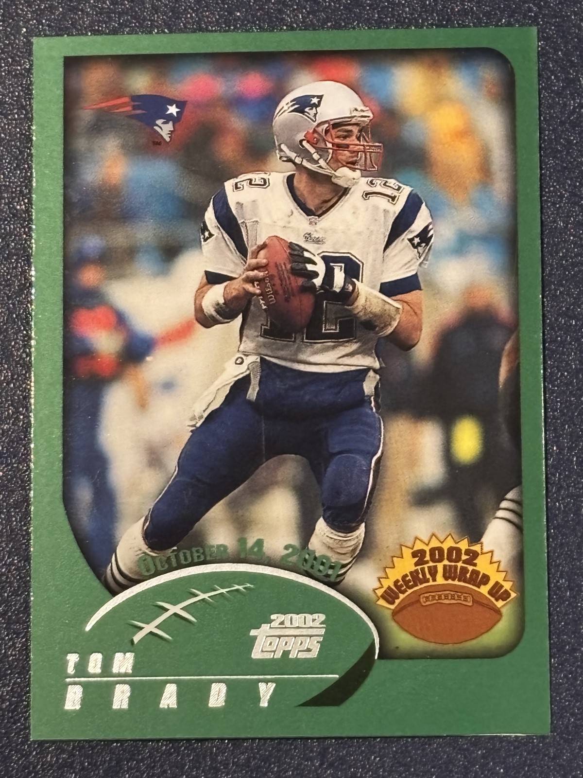 2002 Topps - 2002 Weekly Wrap Up Tom Brady #295
