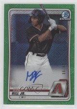 2020 Bowman Mega Box Chrome Mojo Green 19/99 Glenallen Hill Jr #BMA-GHJ Auto pm6