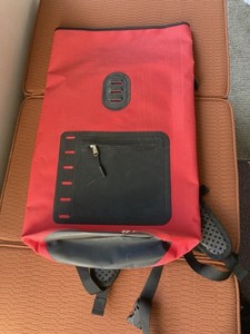 Seal Line Red and Black Dry Bag Pack w/Shoulder Straps Backpack